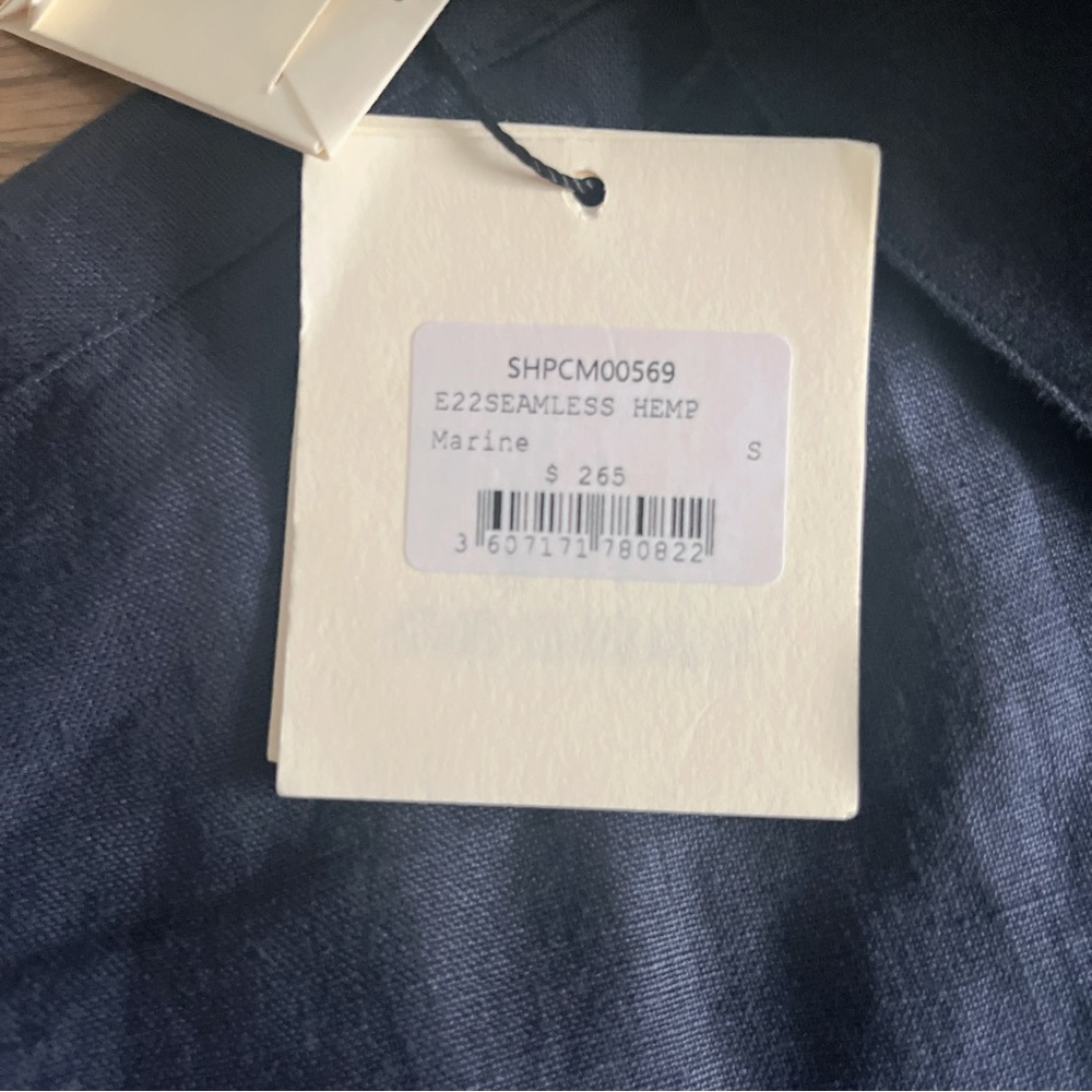 NWT Sandro Seamless Hemp Shirt Size S - Picture 5 of 9